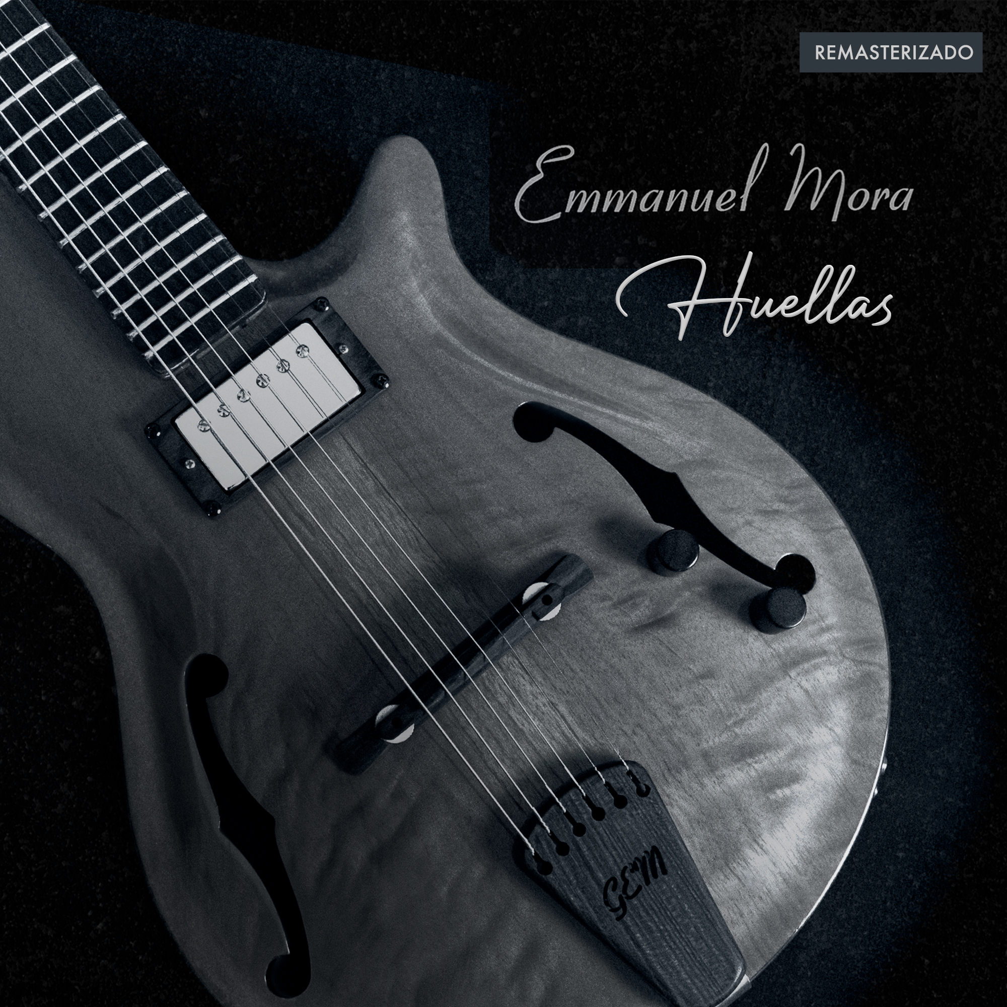 Portada del álbum Huellas de Emmanuel Mora, 2000, Remasterizado